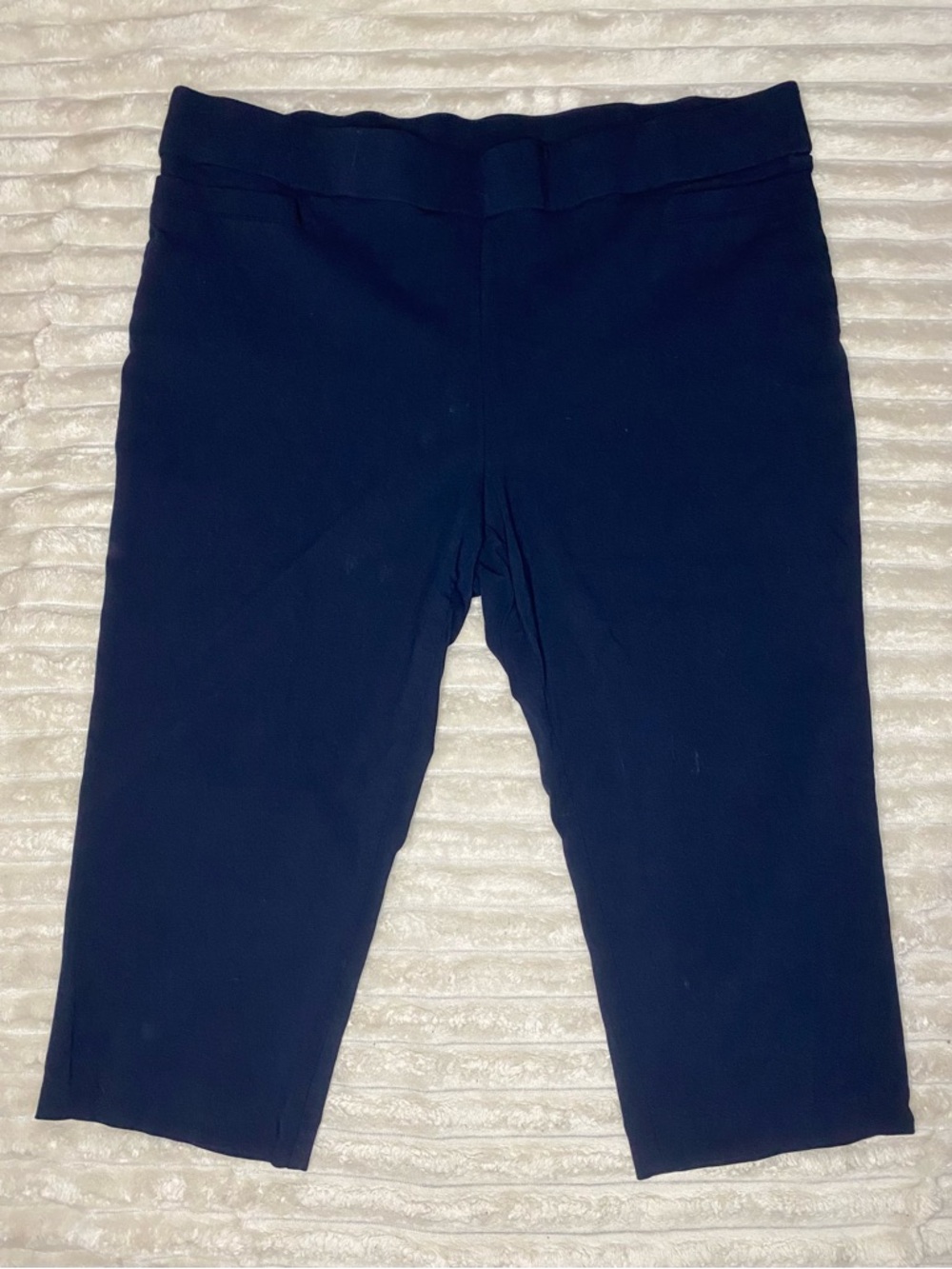 Briggs Rayon Blend Navy Capri Dress Pants